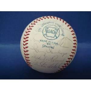  1971 Kansas City Royals Team Signed Baseball Sports 