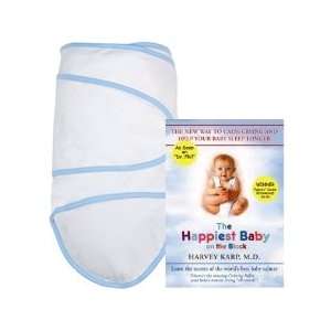   Set   White with Blue trim with Happiest Baby On The Block DVD Baby