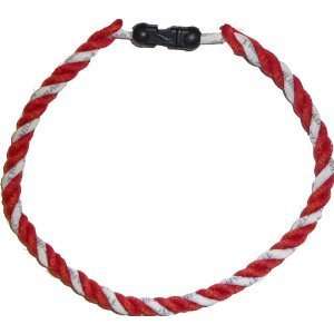 Pinnacle Sports Triad Titanium Triple Color Red/White/Red Necklace 22