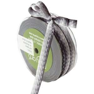  May Arts 3/8 Inch Wide Ribbon, Gray Ombre Arts, Crafts 
