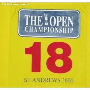 2000 British At Open St Andrews 16x15 Pin Flag  Sports 