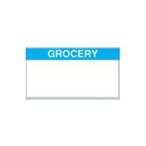    Blue Grocery Labels Dennison Mighty 1 Line Labels