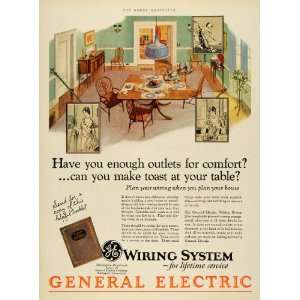  Ad Home Decor General Electric GE Wiring System Dining Room Interior 