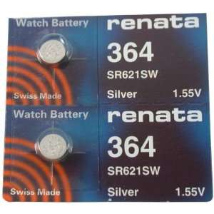  #364 Renata Watch Batteries 2Pcs