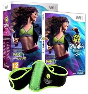   ★ Zumba Fitness 2 W/ FREE Zumba Fitness Belt (Wii, 2011) ★NEW