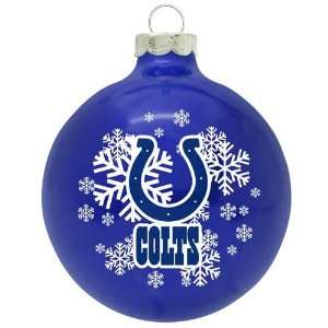  Indianapolis Colts Small Painted Round Christmas Tree 