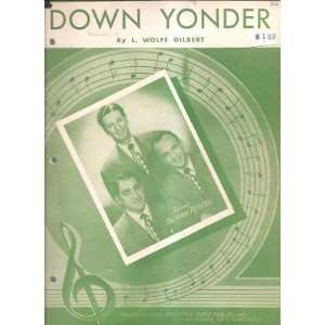  Sheet Music Down Yonder Frank Petty Trio 30 Everything 