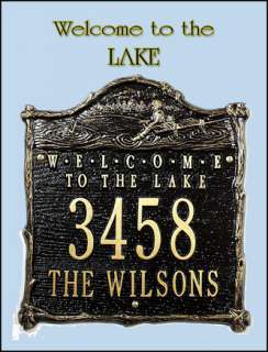 NEW COUNTRYSIDE LAKE WELCOME ADDRESS PLAQUE MARKER  