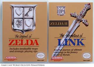  GAME CASES for The Legend of Zelda, The Adventures of Link *NO GAMES 