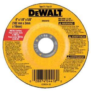 DEWALT DW4418 4 Inch by 1/4 Inch by 5/8 Inch General Purpose Metal 