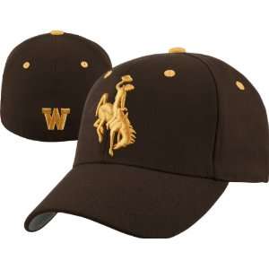  Wyoming Cowboys Team Color Top of the World Flex Fit Hat 