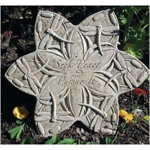   DRAGONFLY STEPPING STONE 16 Cast Cement Tile Patio, Lawn & Garden