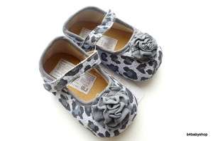 Baby Girl Leopard Print Mary Jane Ballet Shoes 0 6M 6 12M 3 Size 