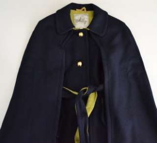   Cape US 8 NWT Midnight Spanish Wool Jacket Coat 128DF05332  