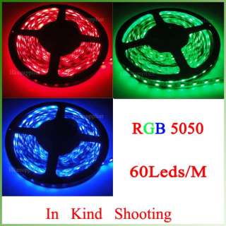 5M RGB 5050 MulitColor SMD Flexible LED Strip 300 Leds  