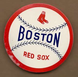 RARE OLD 1940s BASEBALL DECAL BOSTON RED SOX Discounted items  