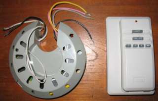 Hunter Ceiling Fan Receiver (model IN2RX01) & Remote.  