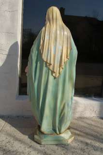 Antique Statue of Mary + The Blessed Mother + Daprato  