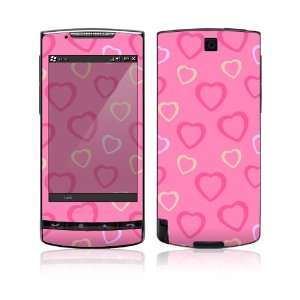  HTC Pure Skin Decal Sticker   Pink Hearts 