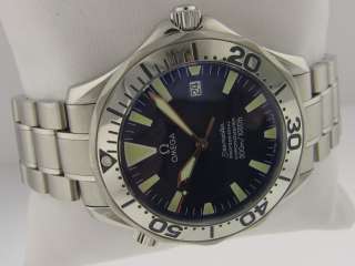 Omega Seamaster 300M Professional Chronometer Blue Dial Steel Mens 