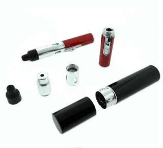 Red & Silver Mini Portable Herbal Vaporizer Vapor with black case new 