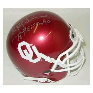  Billy Sims Oklahoma Sooners Authentic Mini Helmet Sports 