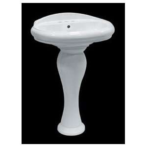 com Pedestal Sinks White Vitreous China, Small Sorento Pedestal Sink 