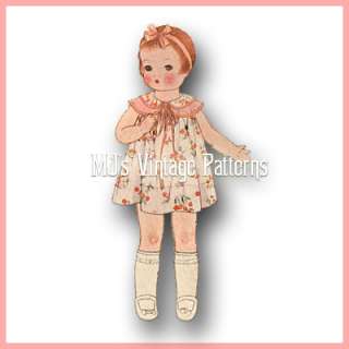 Vintage Doll Dress Clothes Pattern ~ Patsy Joan 16  