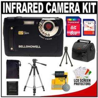   Digital Camera with Infrared Night Vision (Black) Kit 