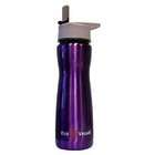   Water Filtration Bottle with 100 gallon filter   17 oz   Purple Glow