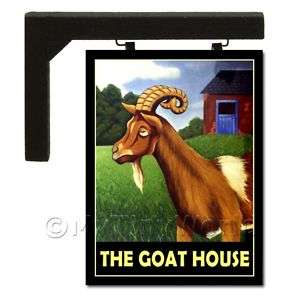 Wall Mounted Doll House Pub Sign   The Goat House  