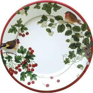  Caspari Winter Birds Paper Salad Plates, 8 Count Kitchen 