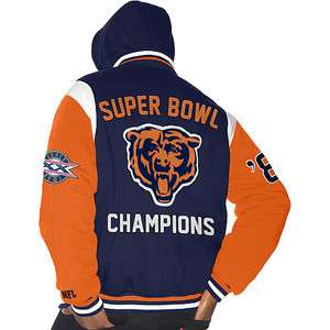 III Officially Licensed Chicago Bears Super Bowl 85 Winter Jacket 