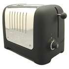 electra craft 2 slice toaster black softtouch polyproylene body black