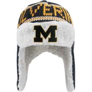 Michigan Wolverines 47 Brand Yeti Earflap Hat  Sports 