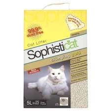 Sophisticat Gold Clumping Cat Litter 5 Litre   Groceries   Tesco 