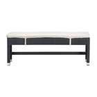 ZuoMod Patio Bench   Myrtle Outdoor Double Bench