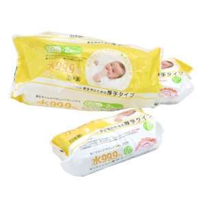 PURE WATER Baby Wipes   Thick type 60counts(Pack of 2)