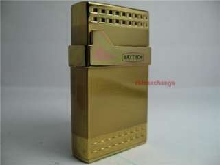 RAYTHOR Cigarette Windproof Lighter NIB Gold LFm5  