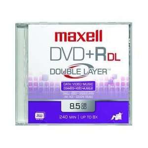  Maxell Corporation of America, MAXE 634080 DVD+R 2.4x 8 
