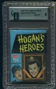 1965 FLEER HOGANS HEROES 5 CENT GUM CARD WAX PACK GAI 8  