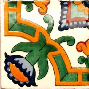 90 Mexican Tiles Ceramic Talavera Clay 4x4 Tile #C068  