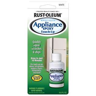 Rustoleum 203000 0.6 Oz White Specialty Appliance Epoxy Touch Up Paint