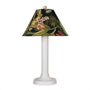 Patio Living Concepts Seaside Outdoor Table Lamp with Sunbrella Shade 