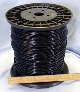 500 ft Nylon Monofilament Black 8 Gauge Wire Cable  