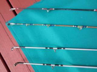 Vintage GARCIA Conolon 2 pcs. Fishing Rod (GREEN) Made in USA on