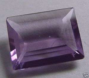 Amethyst 10x8mm Window cut Brazil Purple 2cts  