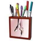 3dRose LLC Dance   Ballet Slippers   Tile Pen Holders
