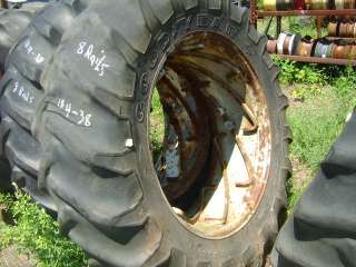 Goodyear 18.4 x 38 Tire on Rim  