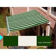 Beauty Mark® Maui Manual Retractable Awning   Forest/White at  